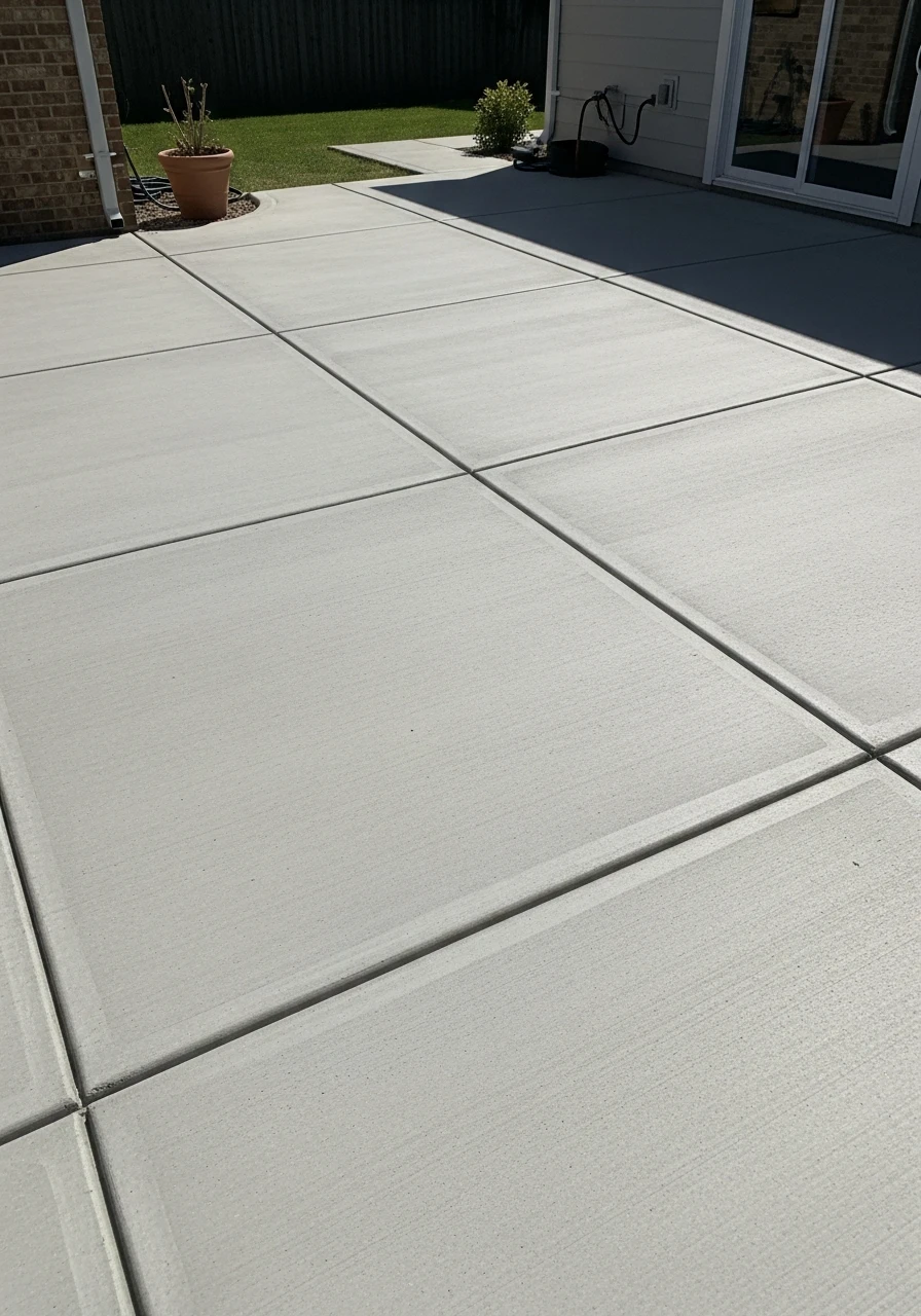 Invisible Expansion Joints - 50 Concrete Patio Ideas That Look Expensive (But Aren't)