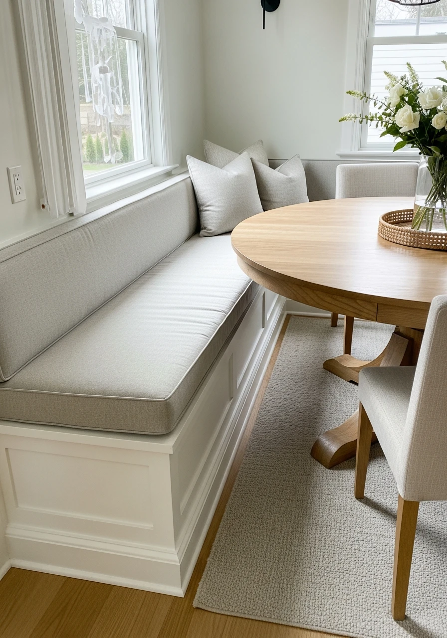 Bench Seating with Storage - 50 Dining Room Built-In Ideas for a Custom High-End Look