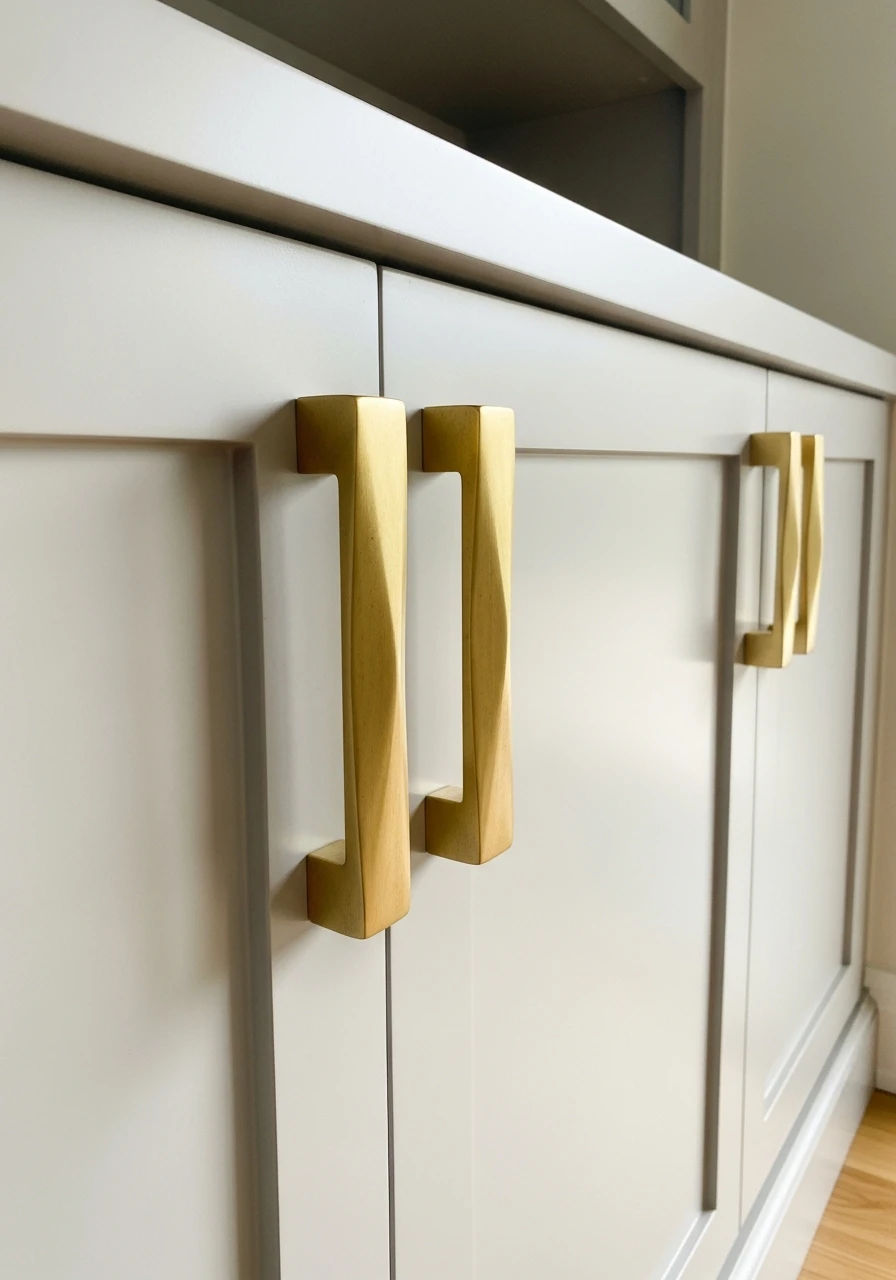 Statement Cabinet Hardware - 50 Dining Room Built-In Ideas for a Custom High-End Look