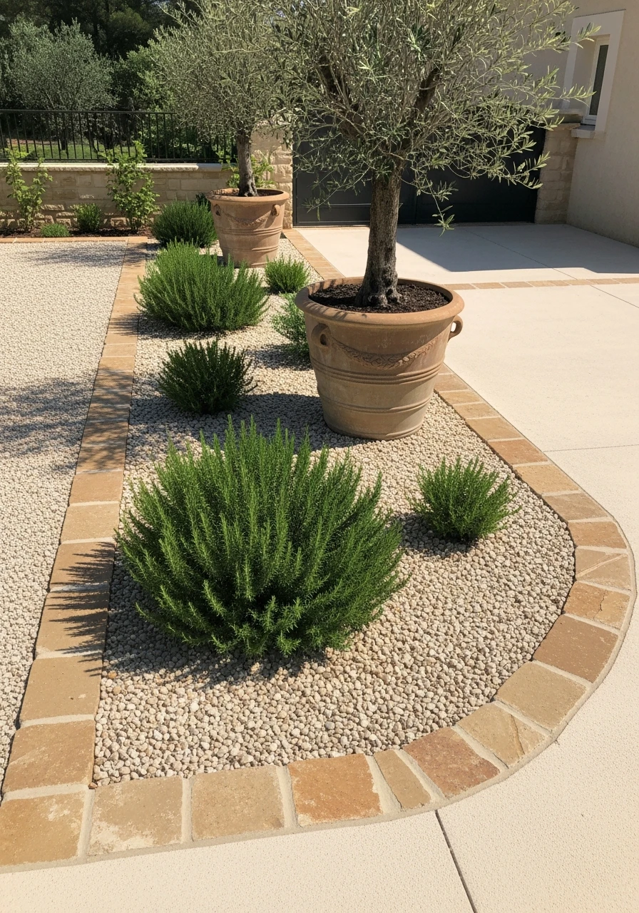 Mediterranean Landscaping - 50 Driveway Landscaping Ideas That Make Your Home Look Expensive