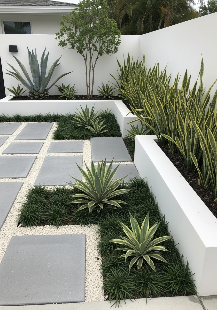 Minimalist Florida Garden - 50 Genius Florida Landscaping Ideas That Look Expensive