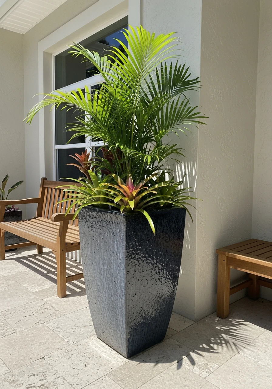 Decorative Planter Accents - 50 Genius Florida Landscaping Ideas That Look Expensive