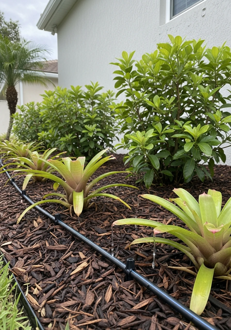 Efficient Drip Irrigation - 50 Genius Florida Landscaping Ideas That Look Expensive