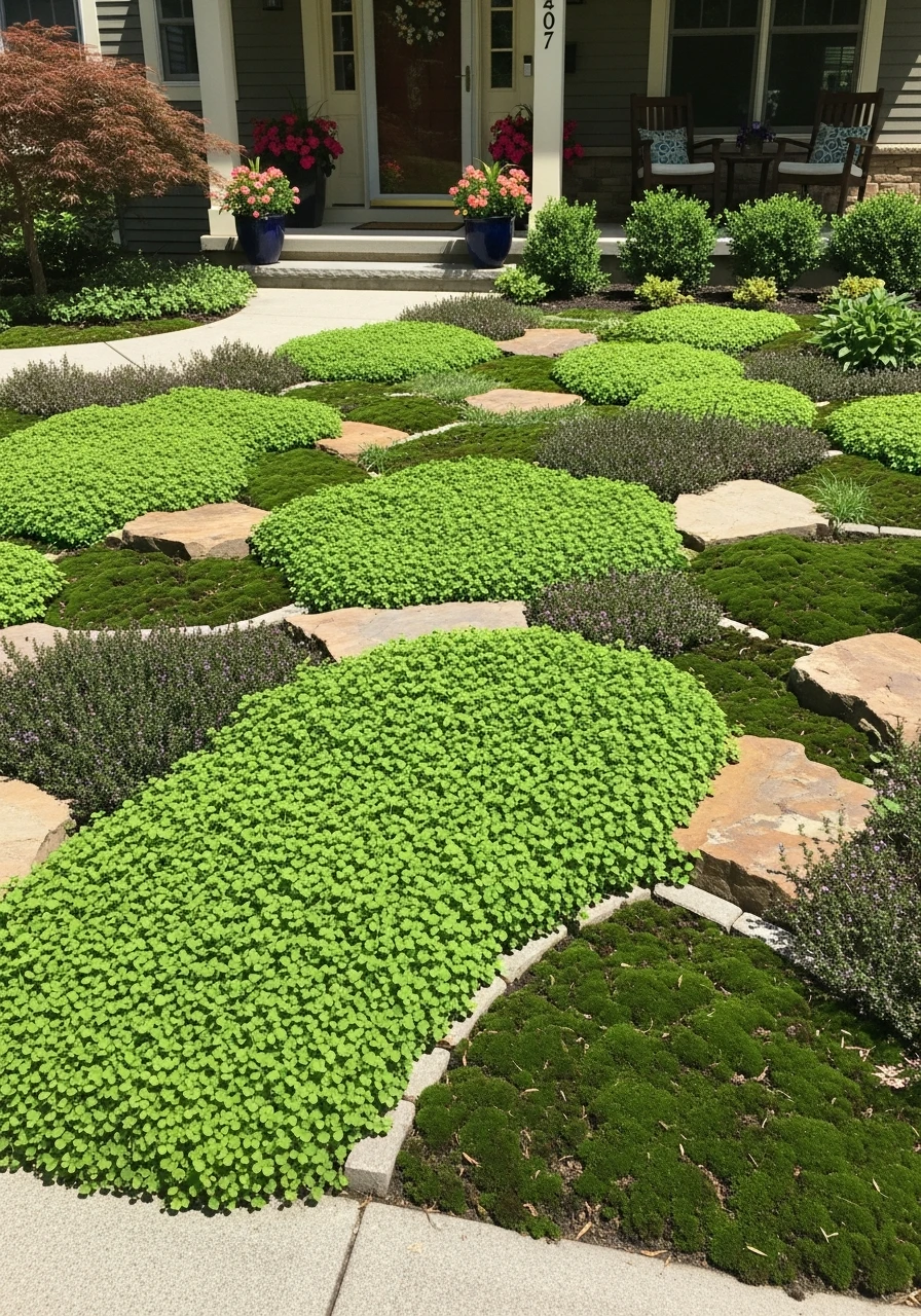 Lawn Alternatives - 50 Budget-Friendly Front Yard Landscaping Ideas for Instant Curb Appeal