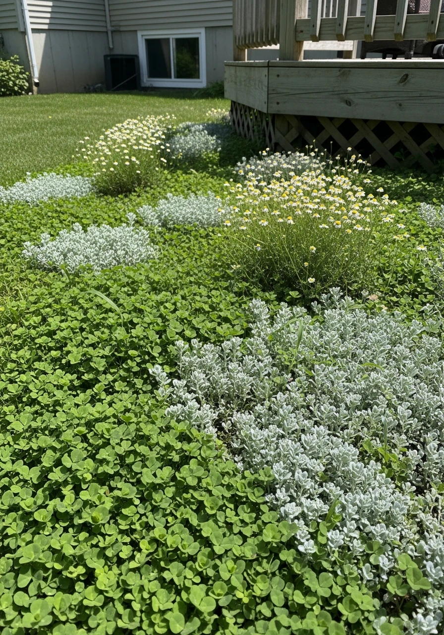 Tapestry Lawn Mix - 50 Low Maintenance Landscape Ideas So You Can Stop Working and Start Relaxing