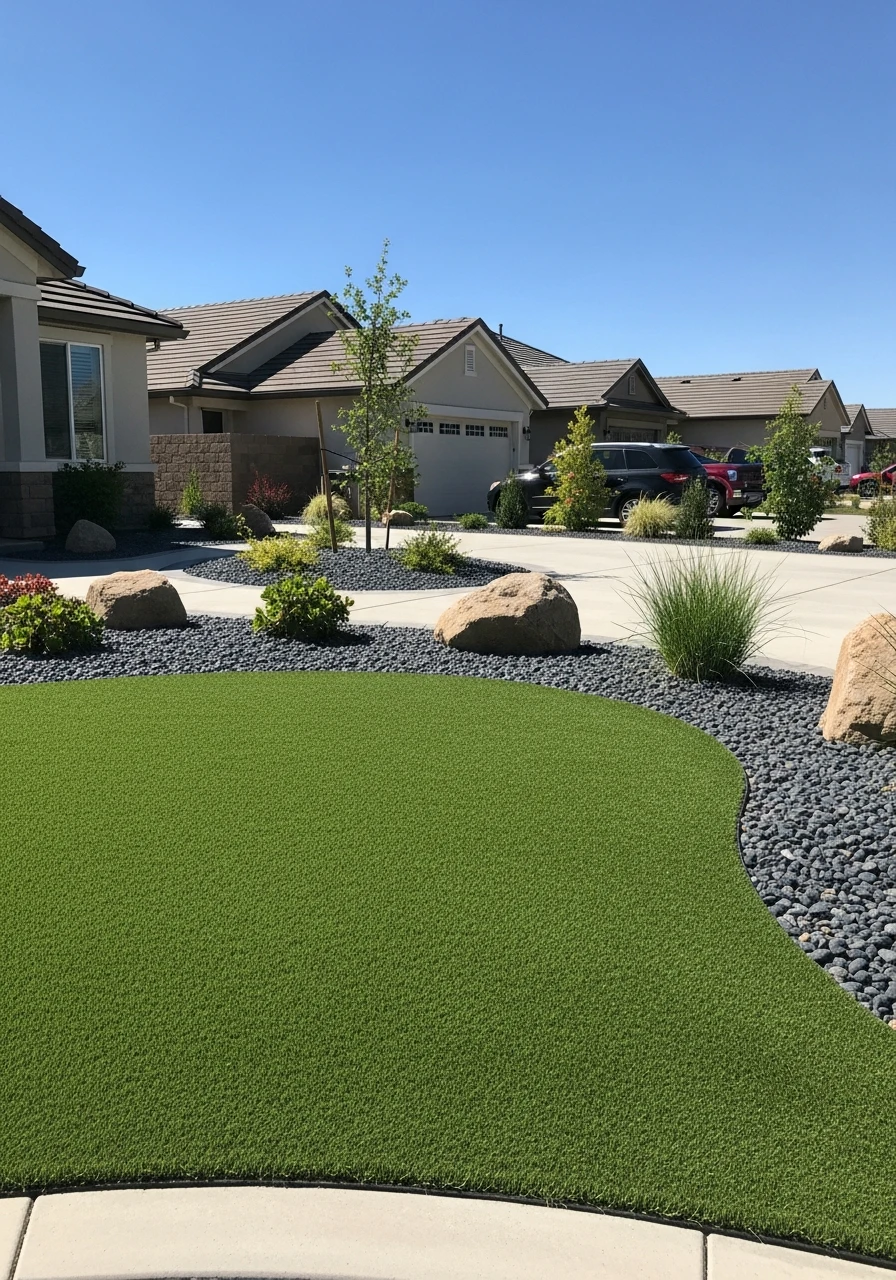 Fake Grass, Real Savings - 50 Low Maintenance Landscape Ideas So You Can Stop Working and Start Relaxing