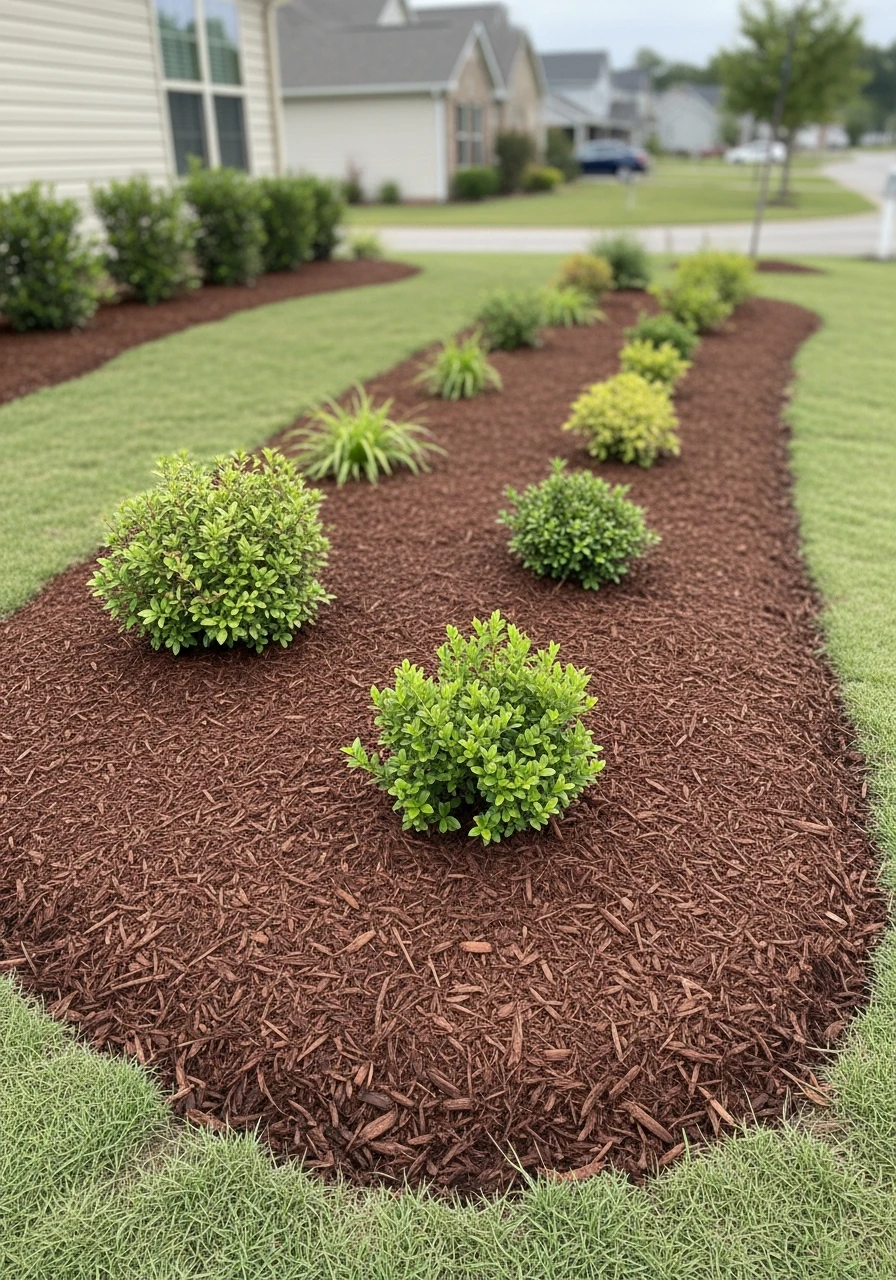 Thick Mulch Beds - 50 Low Maintenance Landscape Ideas So You Can Stop Working and Start Relaxing