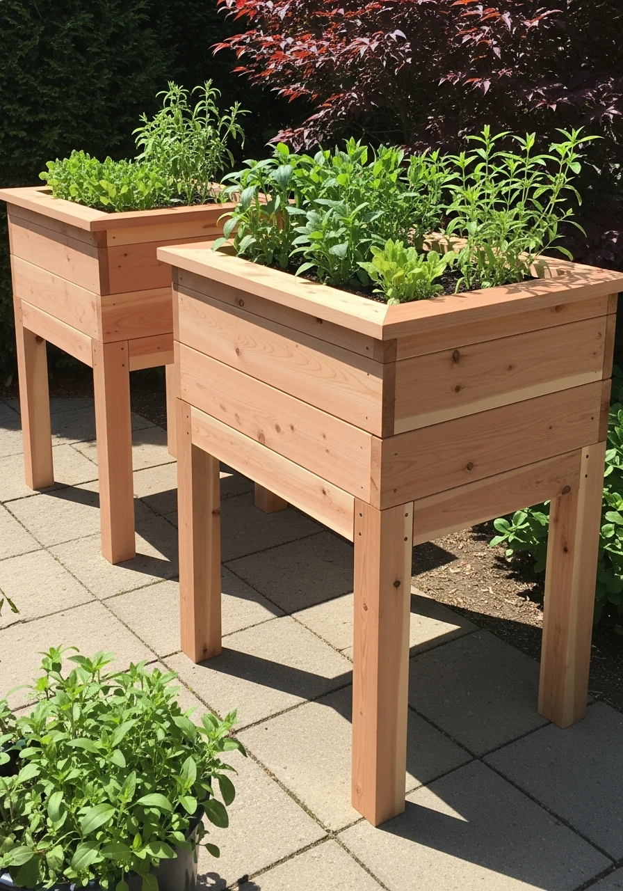 Easy Raised Garden Beds - 50 Low Maintenance Landscape Ideas So You Can Stop Working and Start Relaxing