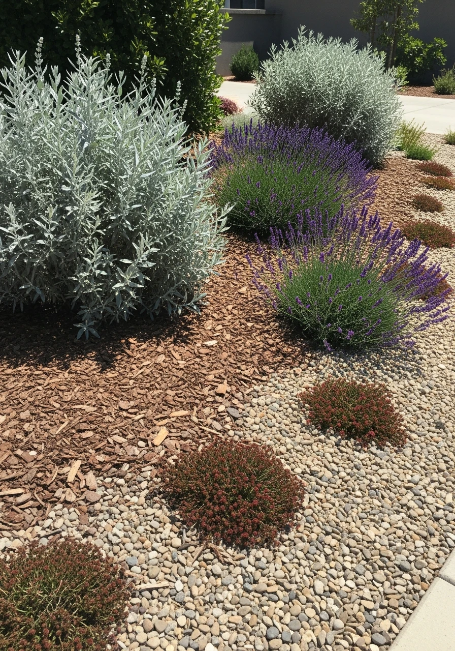 Low-Water Shrub Planting - 50 Low Maintenance Landscape Ideas So You Can Stop Working and Start Relaxing