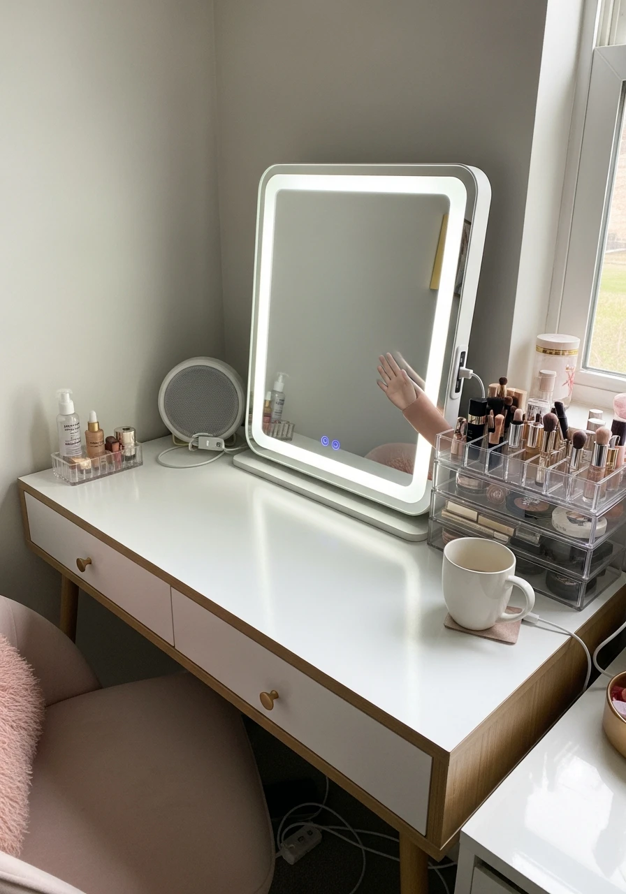 High-Tech Smart Vanity - 50 Best Makeup Vanity Ideas