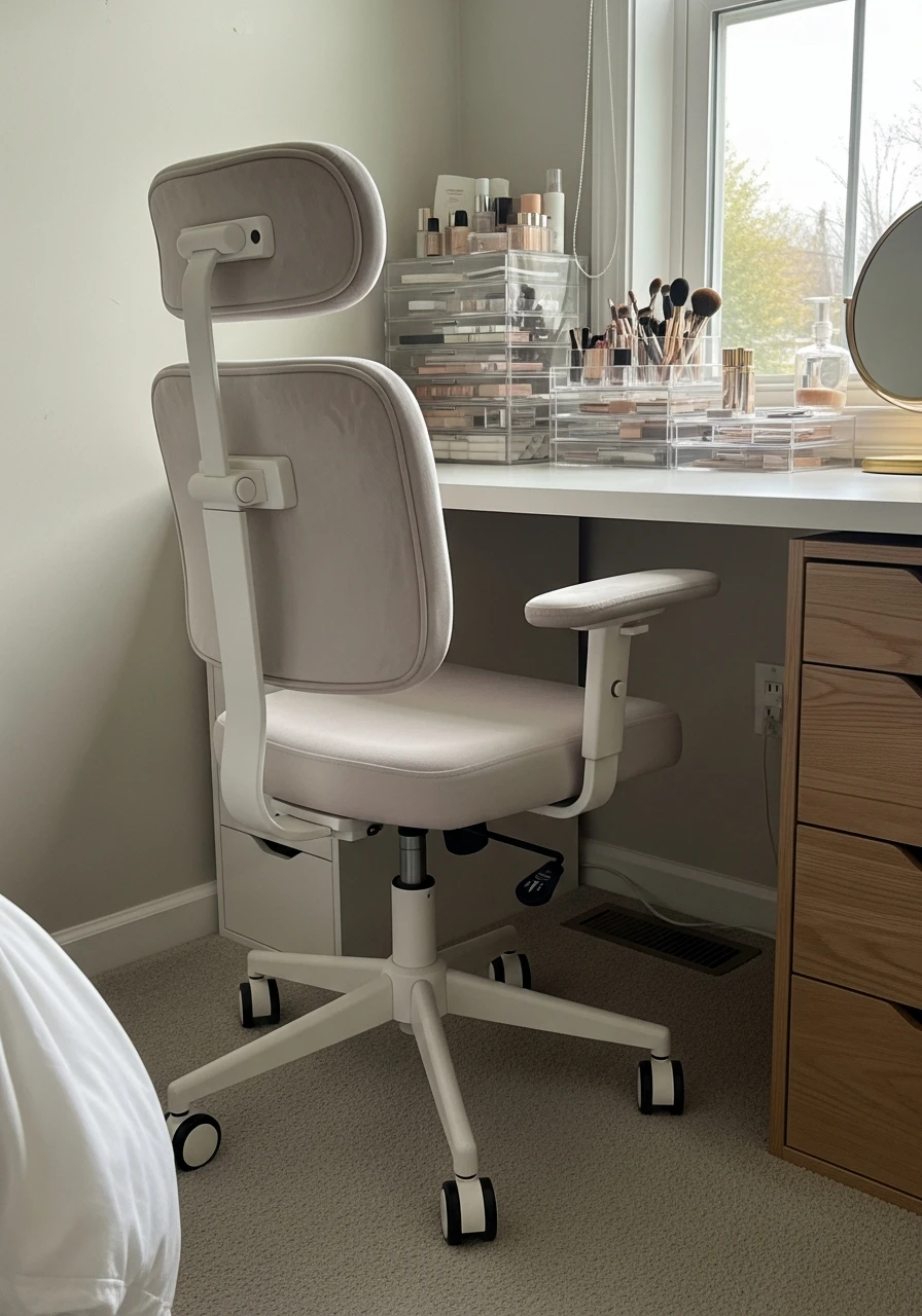 Adjustable Chair Vanity - 50 Best Makeup Vanity Ideas