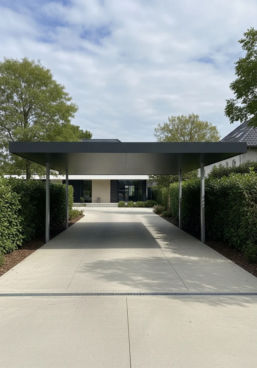 Standalone Design Freedom - 50 Modern Carport Ideas for High-End Curb Appeal