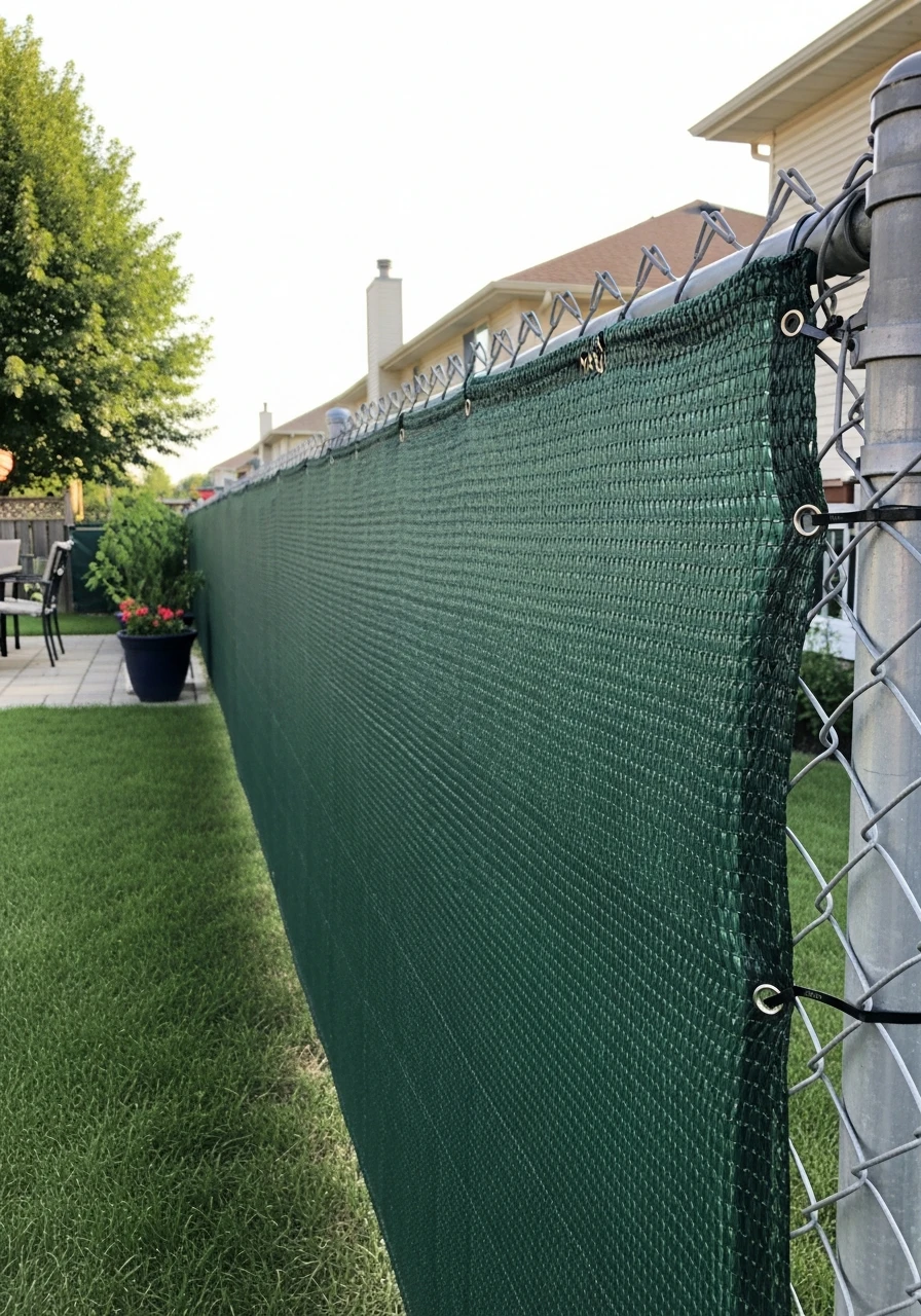 HDPE Mesh Fence Covers - 50 Genius Outdoor Privacy Screen Ideas for Instant Backyard Escape