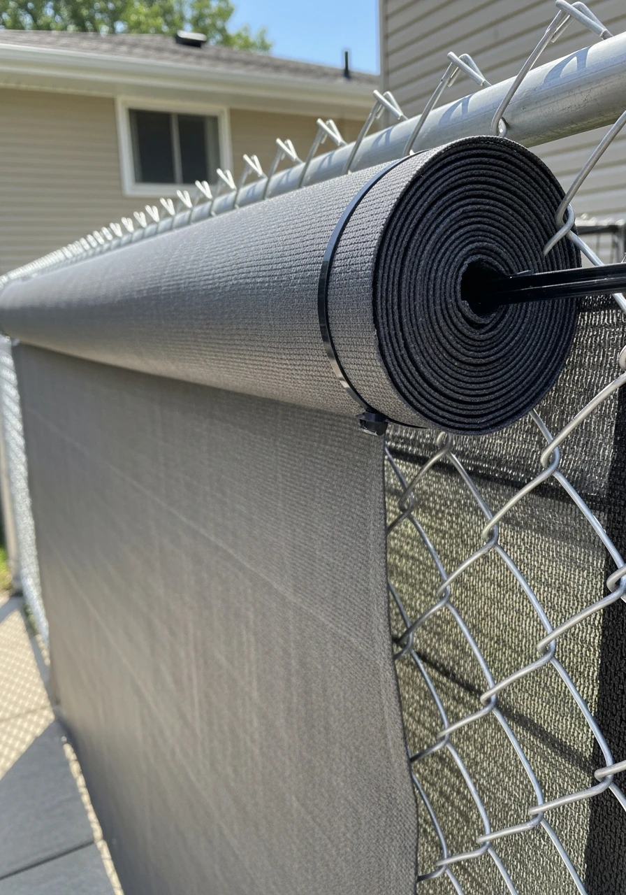 PVC Screening Rolls - 50 Genius Outdoor Privacy Screen Ideas for Instant Backyard Escape