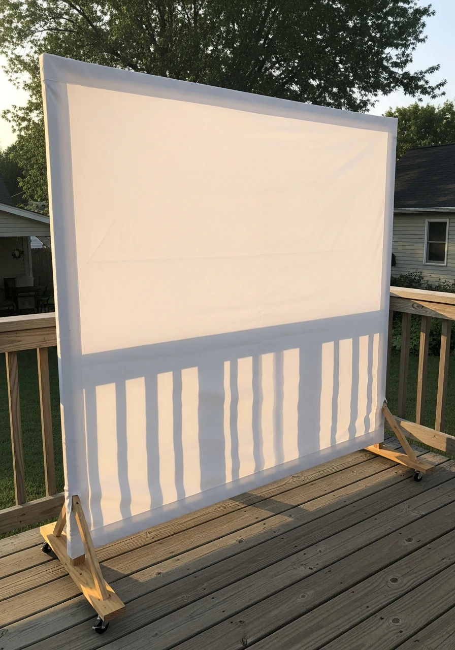 Portable Dividers - 50 Genius Outdoor Privacy Screen Ideas for Instant Backyard Escape