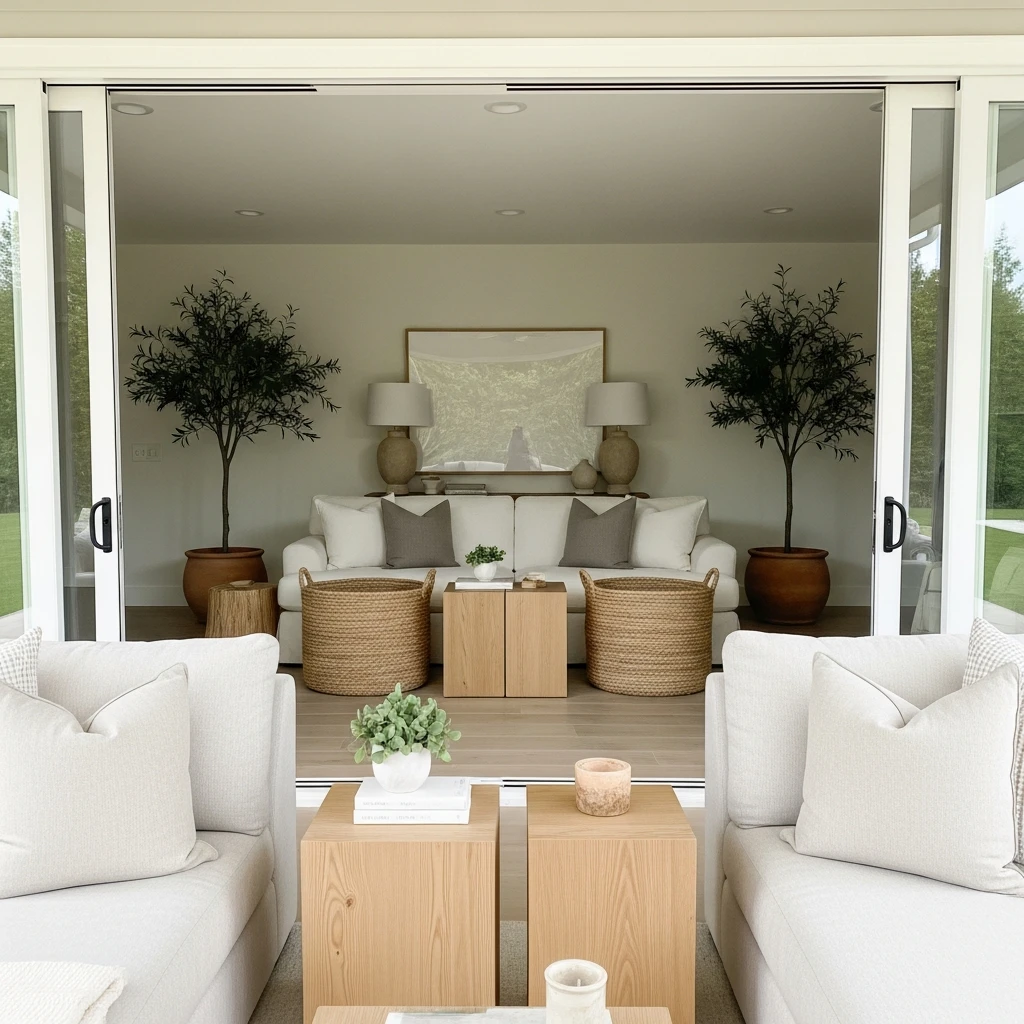 Match Inside and Out - 50 Simple Patio Decorating Ideas for a Beautiful, Cozy Backyard