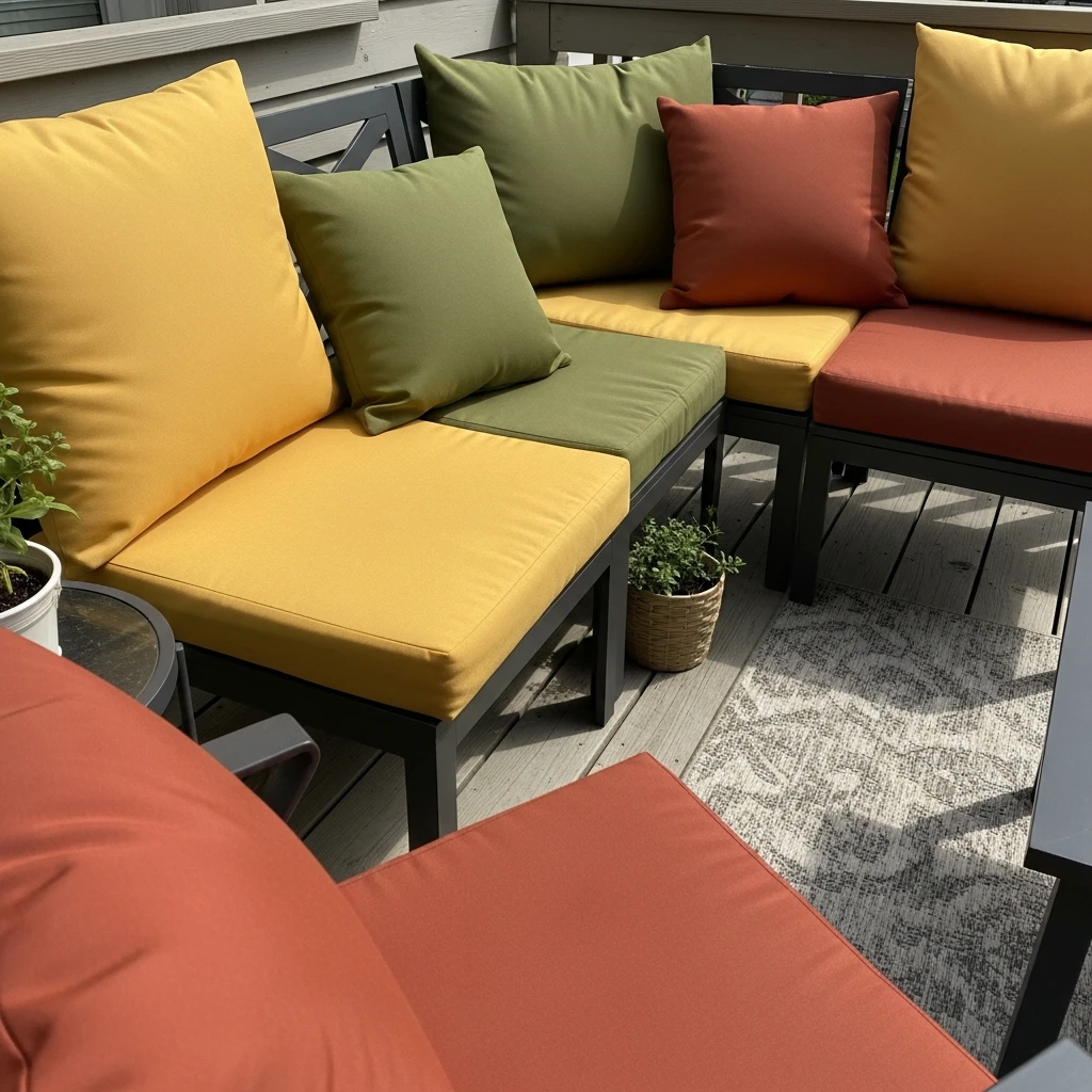 Bold Accent Colors - 50 Simple Patio Decorating Ideas for a Beautiful, Cozy Backyard
