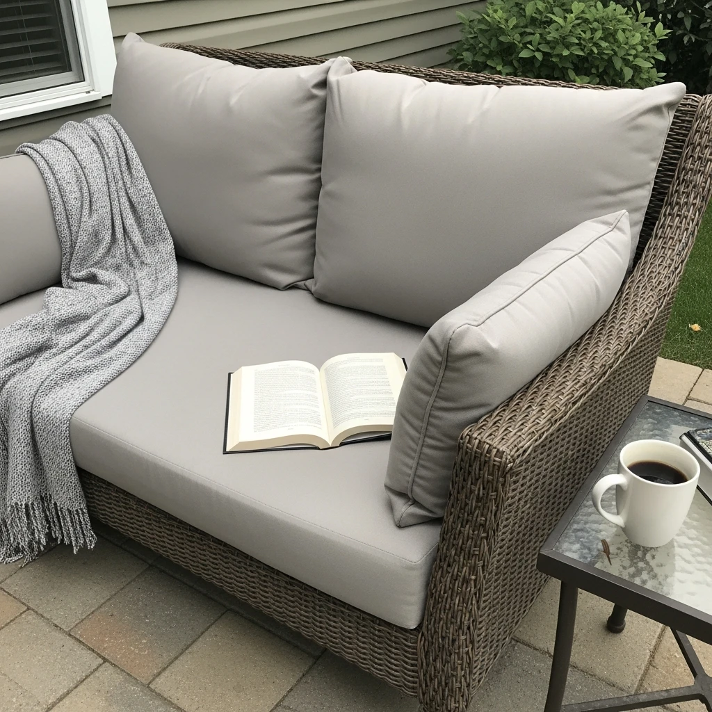 Deep Lounge Chairs - 50 Simple Patio Decorating Ideas for a Beautiful, Cozy Backyard