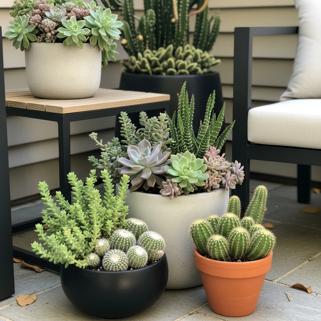 Low-Maintenance Succulents - 50 Simple Patio Decorating Ideas for a Beautiful, Cozy Backyard