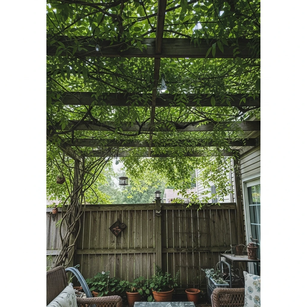 Climbing Vines - 50 Simple Patio Decorating Ideas for a Beautiful, Cozy Backyard