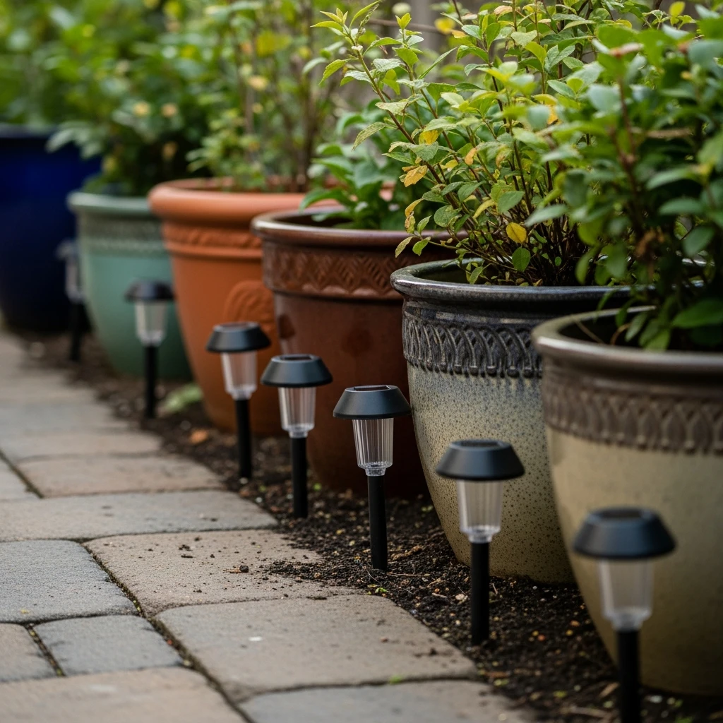 Solar Garden Lights - 50 Simple Patio Decorating Ideas for a Beautiful, Cozy Backyard