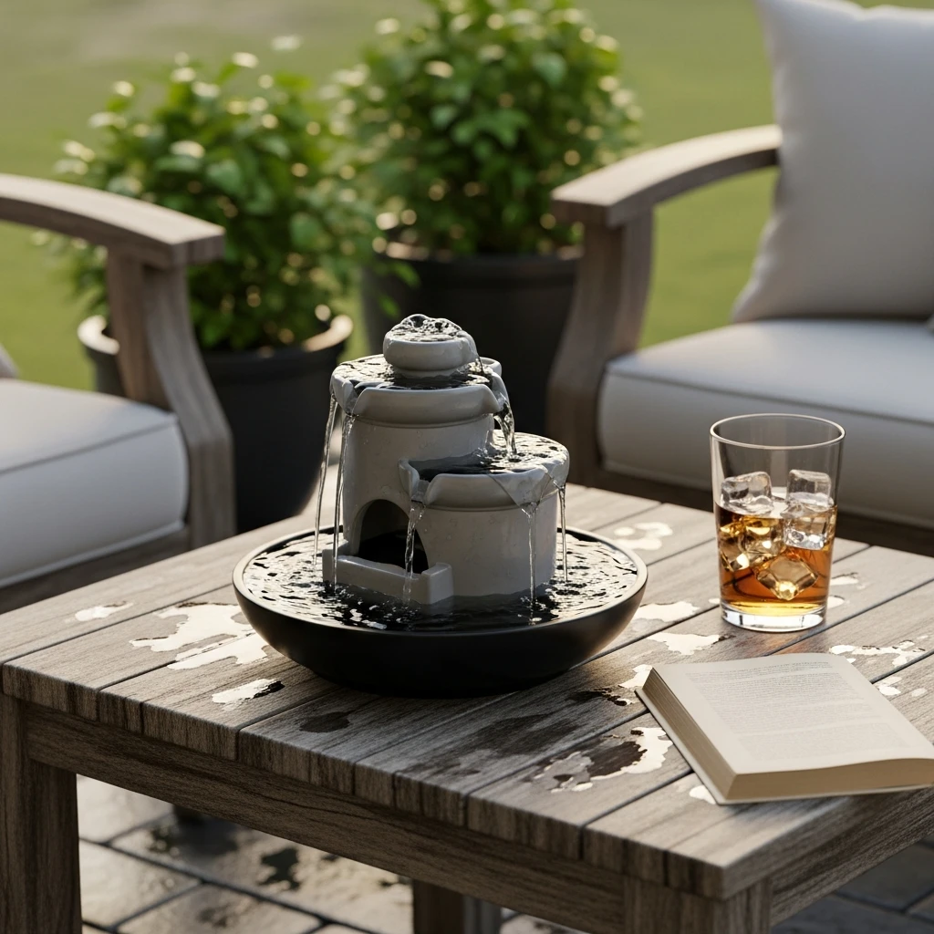 Small Water Features - 50 Simple Patio Decorating Ideas for a Beautiful, Cozy Backyard