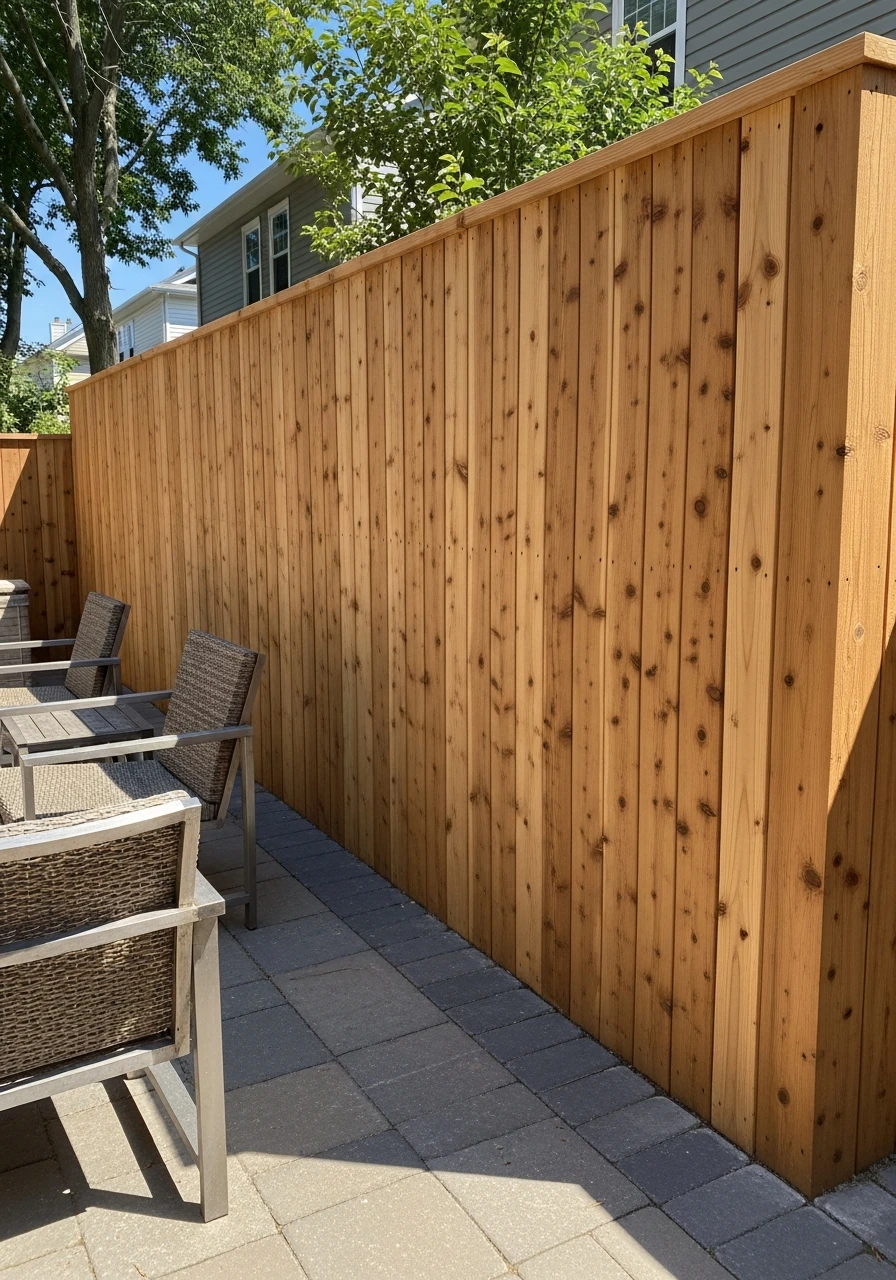 Tall Wood Privacy Fence - 50 Genius Patio Privacy Ideas That Look Expensive
