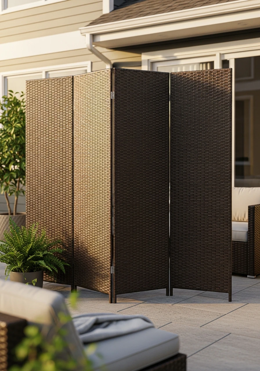 Folding Patio Divider Screens - 50 Genius Patio Privacy Ideas That Look Expensive