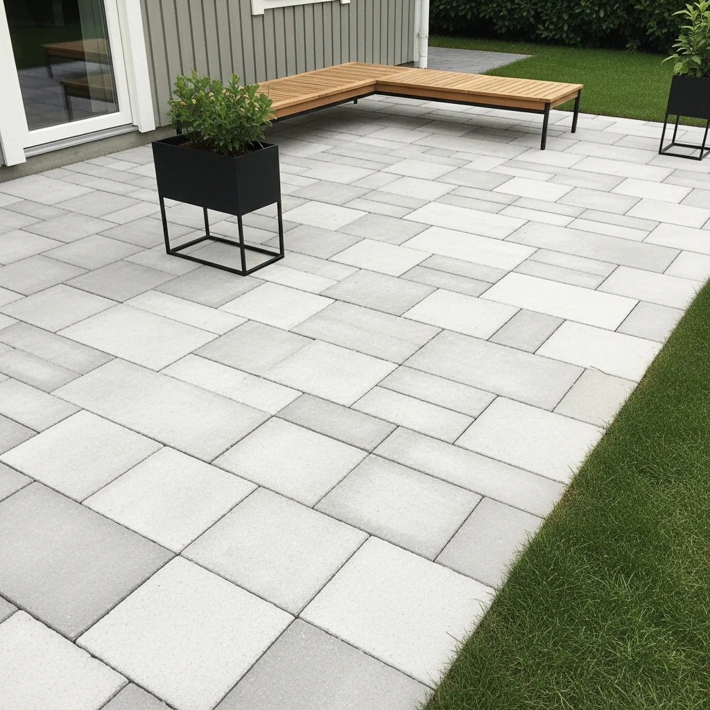 Scandinavian Minimalist Patio - 50 Stunning Paver Patio Ideas for a High-End Look