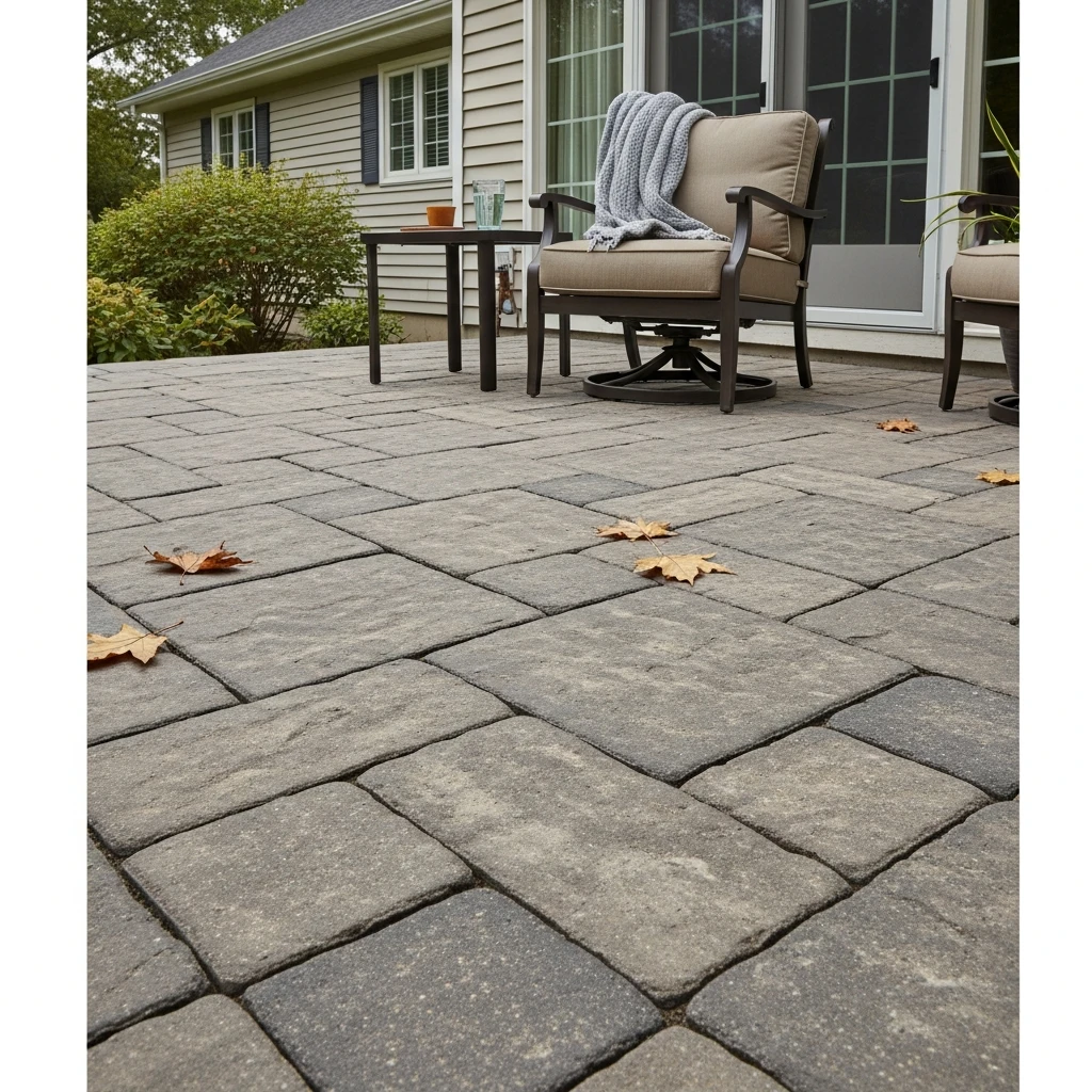 Textured Paver Surface - 50 Stunning Paver Patio Ideas for a High-End Look
