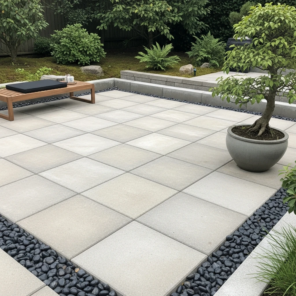 Zen-Inspired Paver Patio - 50 Stunning Paver Patio Ideas for a High-End Look