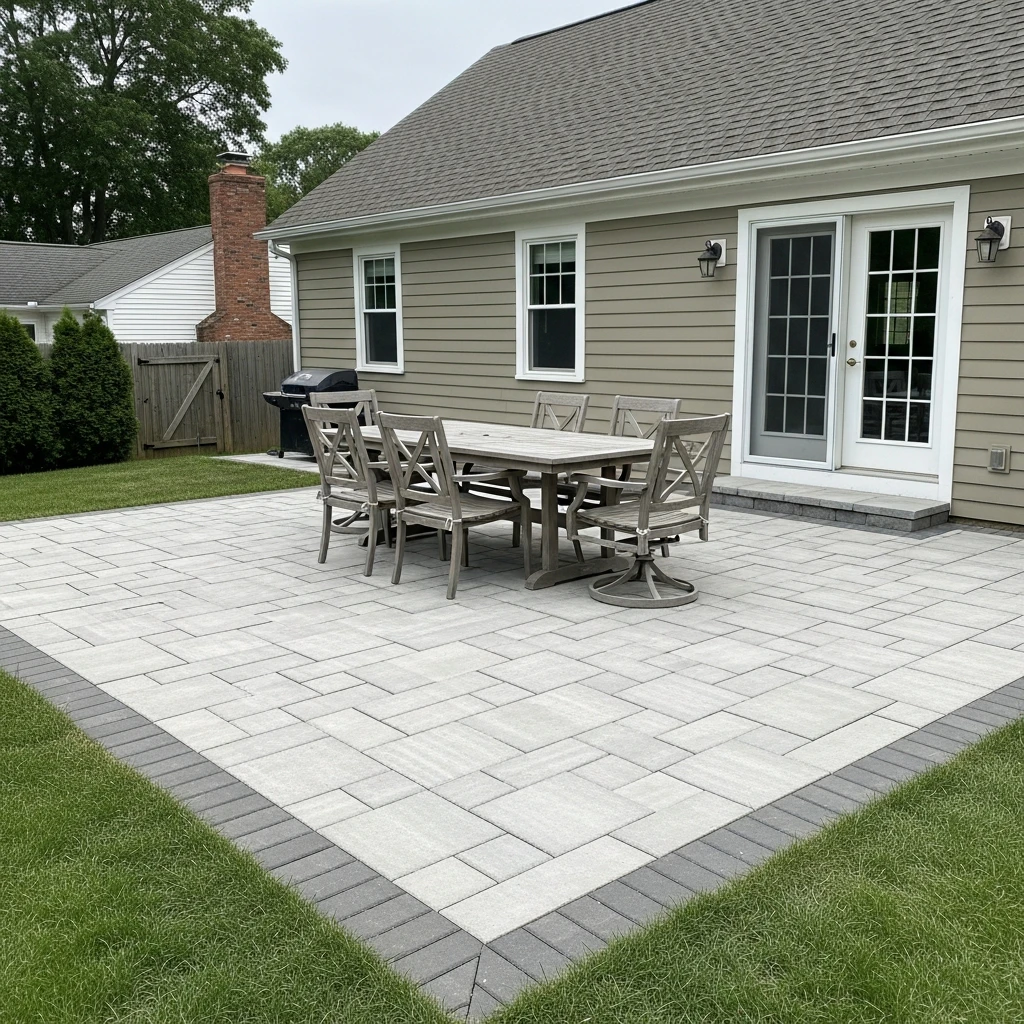 Dining-Focused Paver Patio - 50 Stunning Paver Patio Ideas for a High-End Look