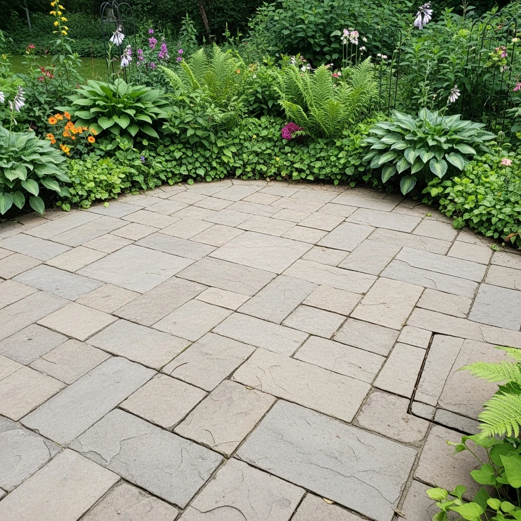 Natural Flagstone-Style Pavers - 50 Stunning Paver Patio Ideas for a High-End Look