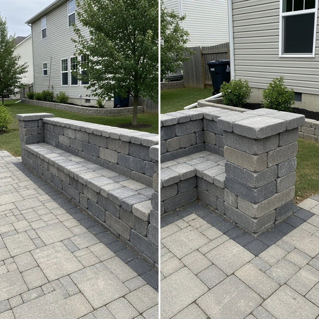 Built-In Bench Seating Areas - 50 Stunning Paver Patio Ideas for a High-End Look