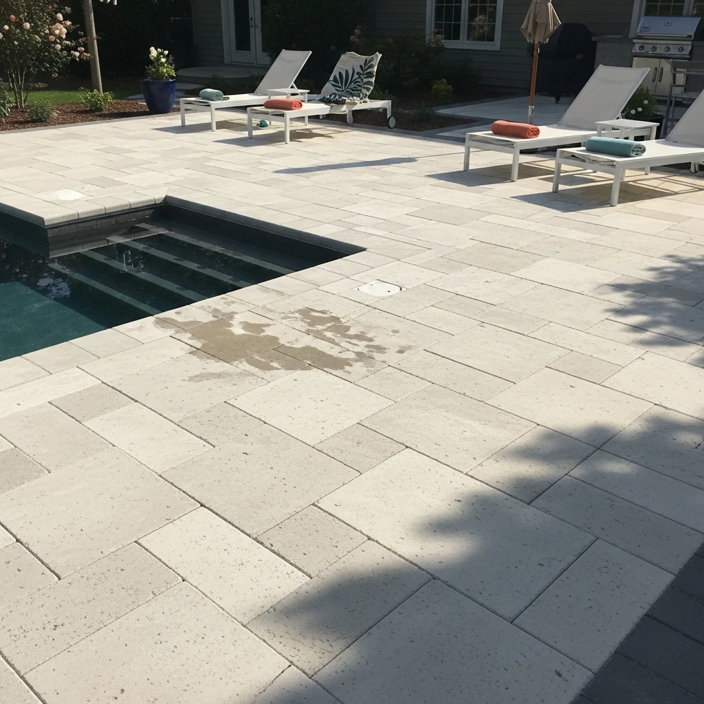 Poolside Paver Patio - 50 Stunning Paver Patio Ideas for a High-End Look