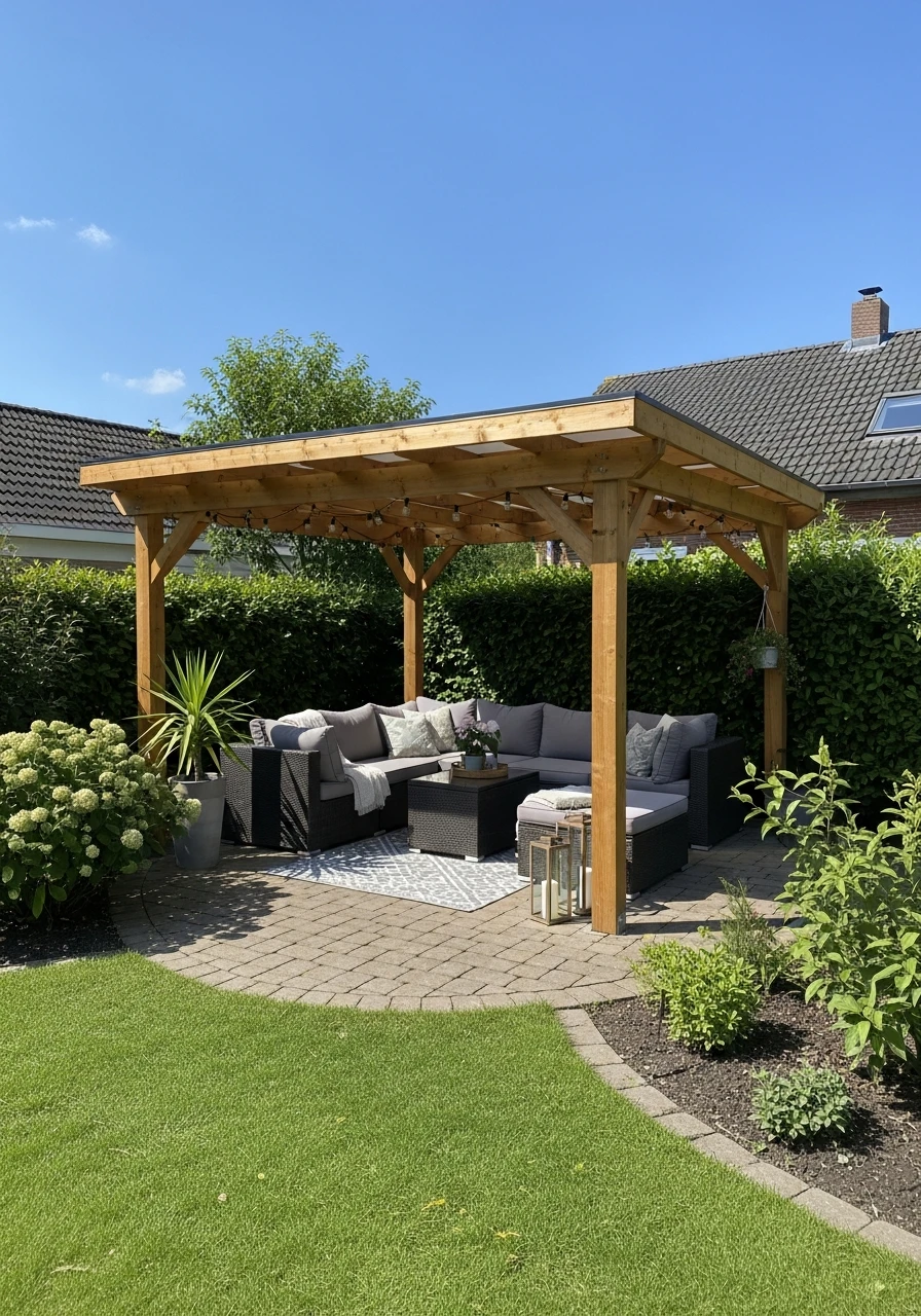 Define A Yard Zone - 50 Genius Ways To Style Your Dream Pergola Patio