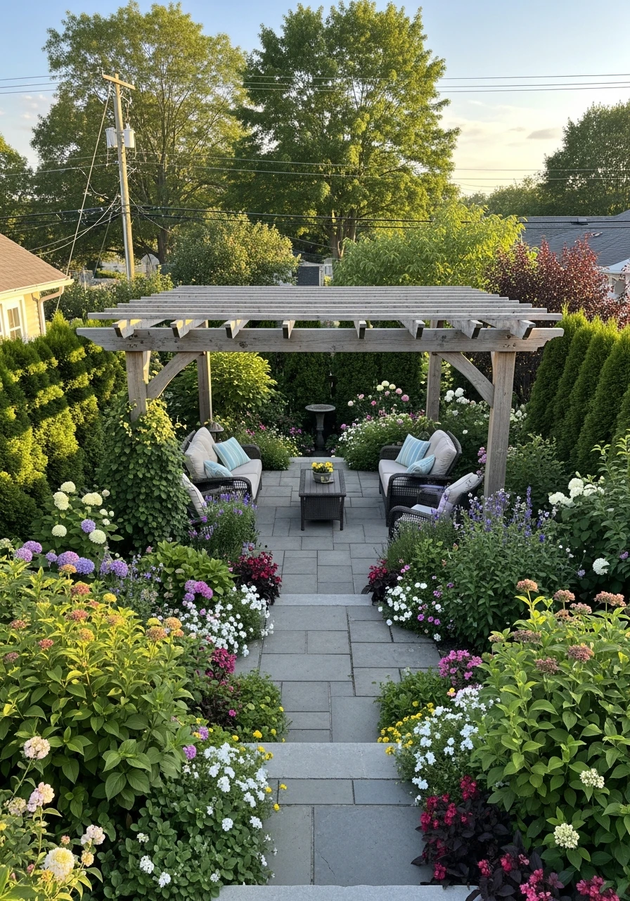 Surrounded By Greenery - 50 Genius Ways To Style Your Dream Pergola Patio