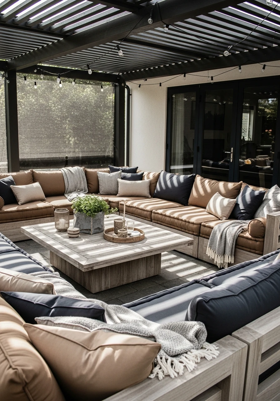 Casual Lounge Area - 50 Genius Ways To Style Your Dream Pergola Patio