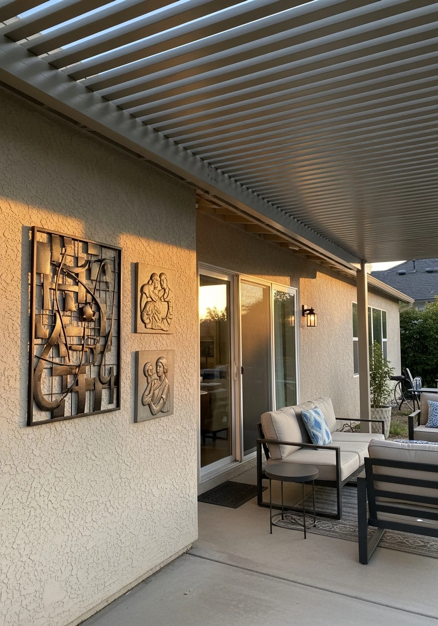 Personalized Outdoor Art - 50 Genius Ways To Style Your Dream Pergola Patio