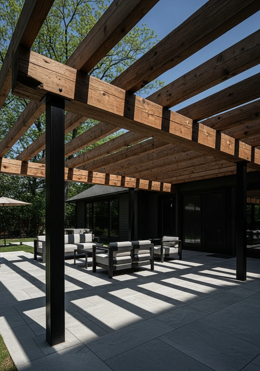 Mixed Material Design - 50 Genius Ways To Style Your Dream Pergola Patio