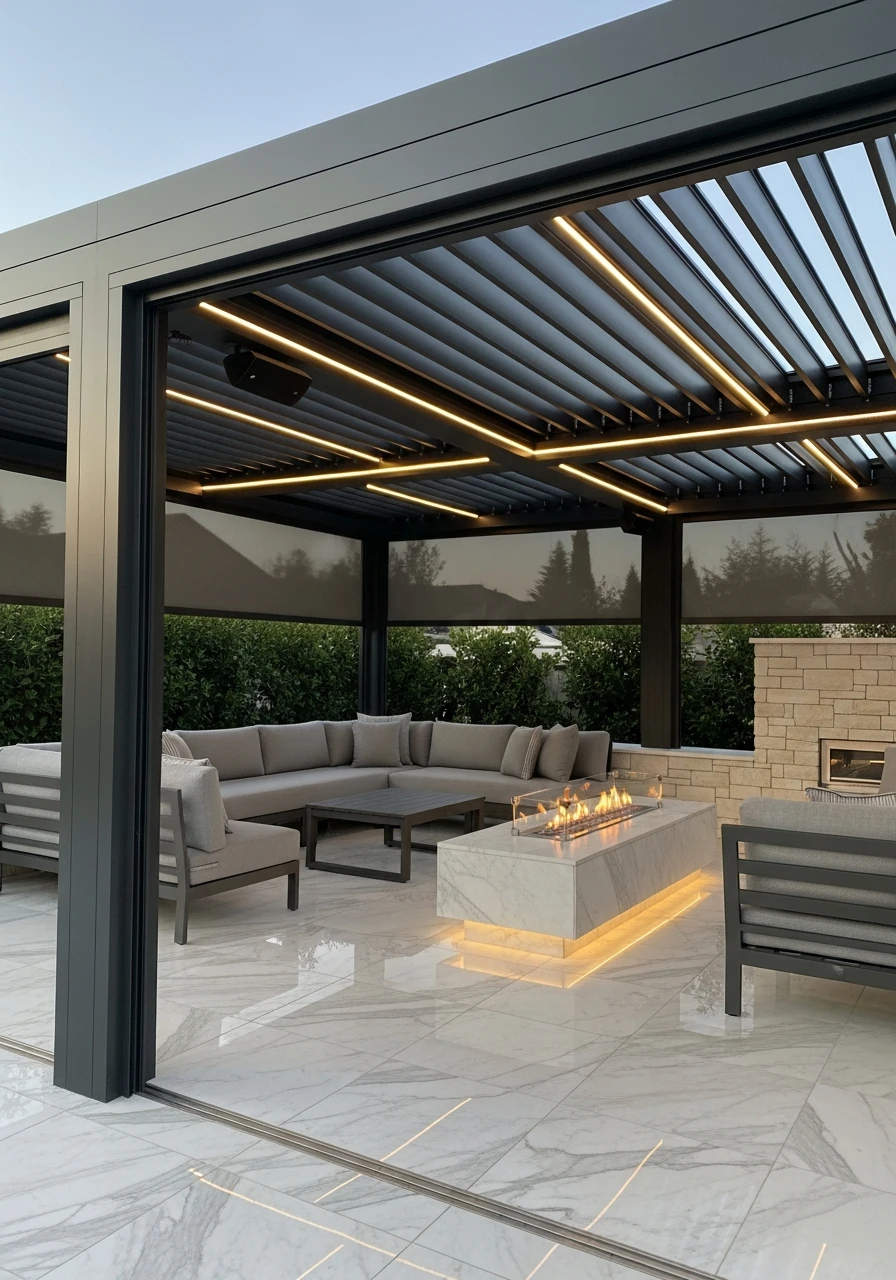 Ultimate Luxury Features - 50 Genius Ways To Style Your Dream Pergola Patio