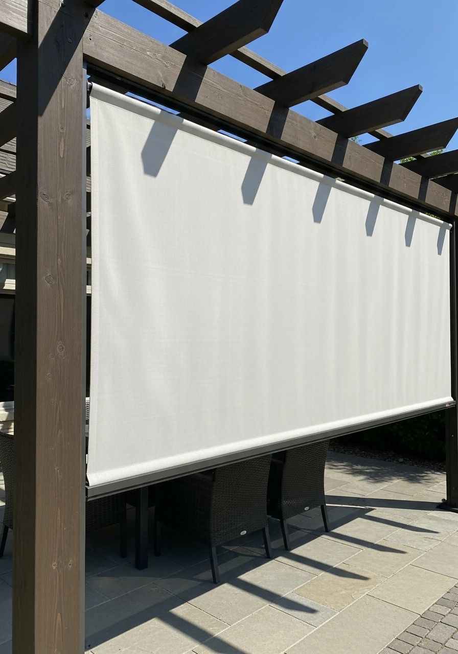 Retractable Fabric Canopy - 50 Genius Ways To Style Your Dream Pergola Patio