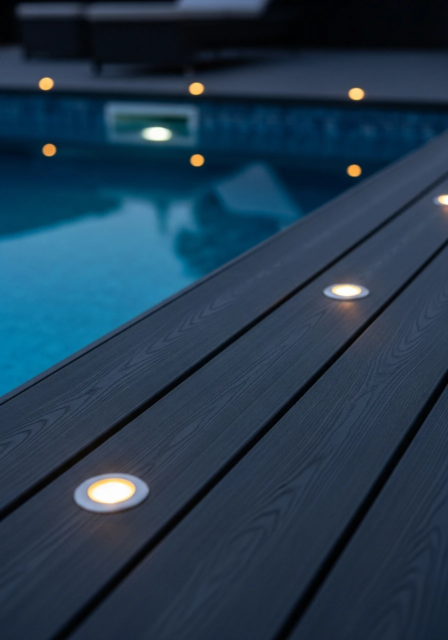 Recessed Deck Lighting - 50 Pool Deck Decorating Ideas for a High-End Look on a Budget