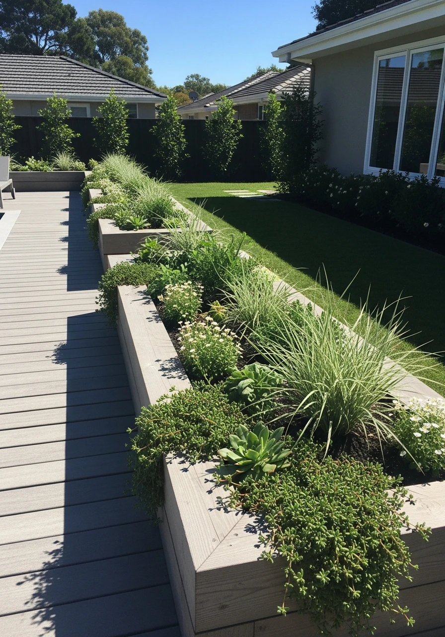 Garden Beds Frame - 50 Pool Deck Decorating Ideas for a High-End Look on a Budget