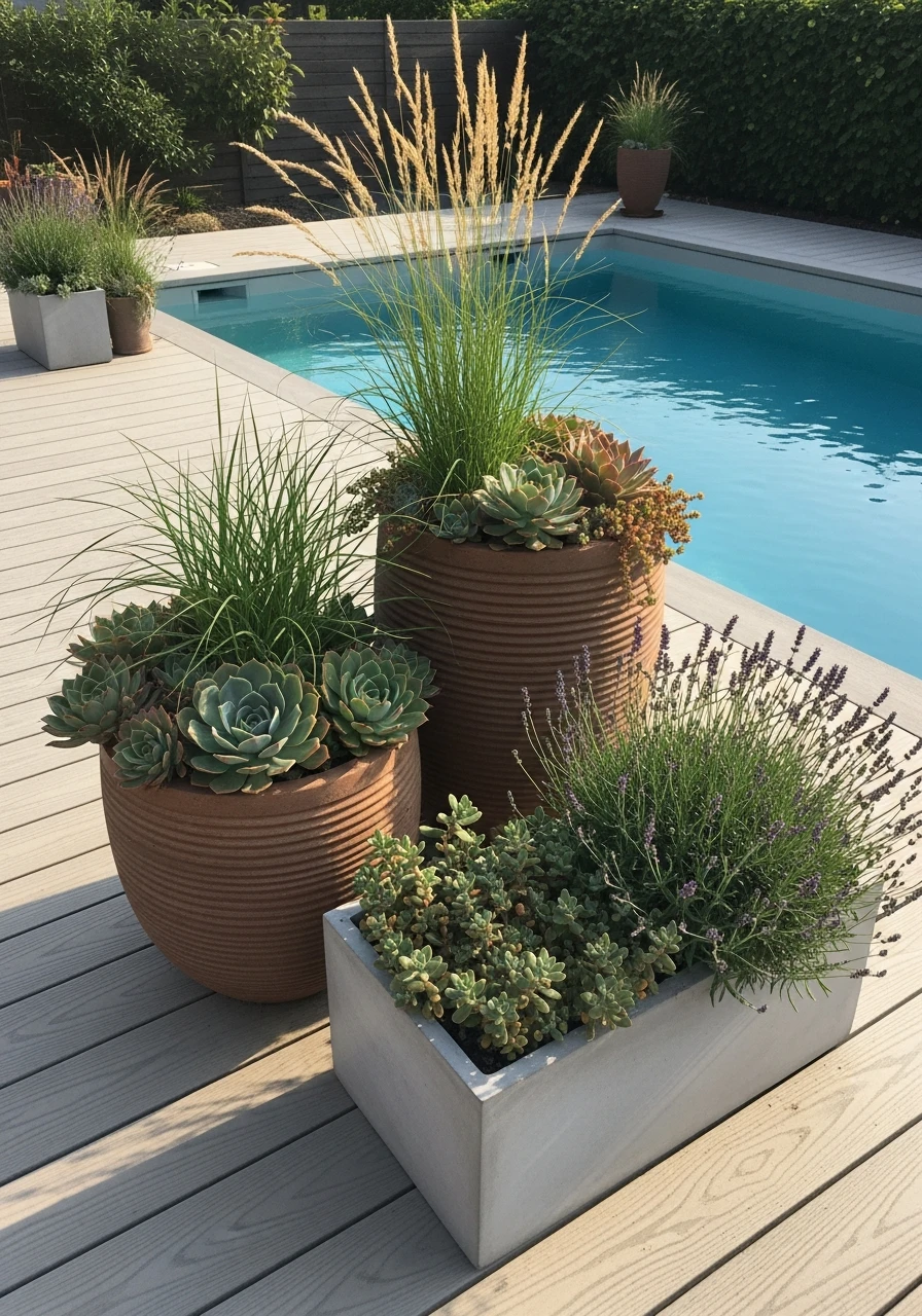Drought-Tolerant Plants - 50 Pool Deck Decorating Ideas for a High-End Look on a Budget