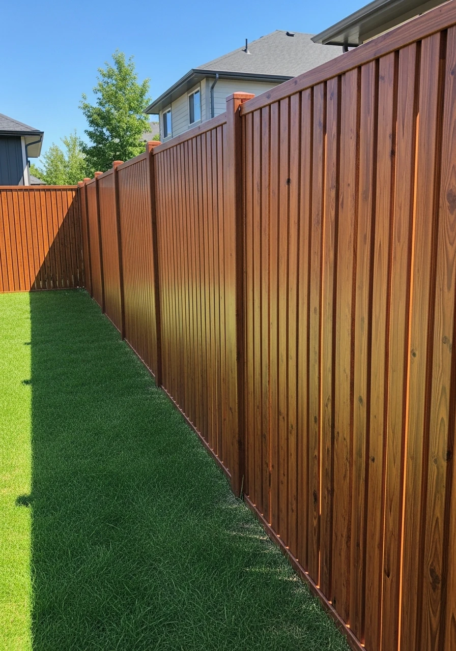 Aluminum Slat Privacy Fence - 50 Genius Privacy Fence Ideas for a High-End Backyard Look