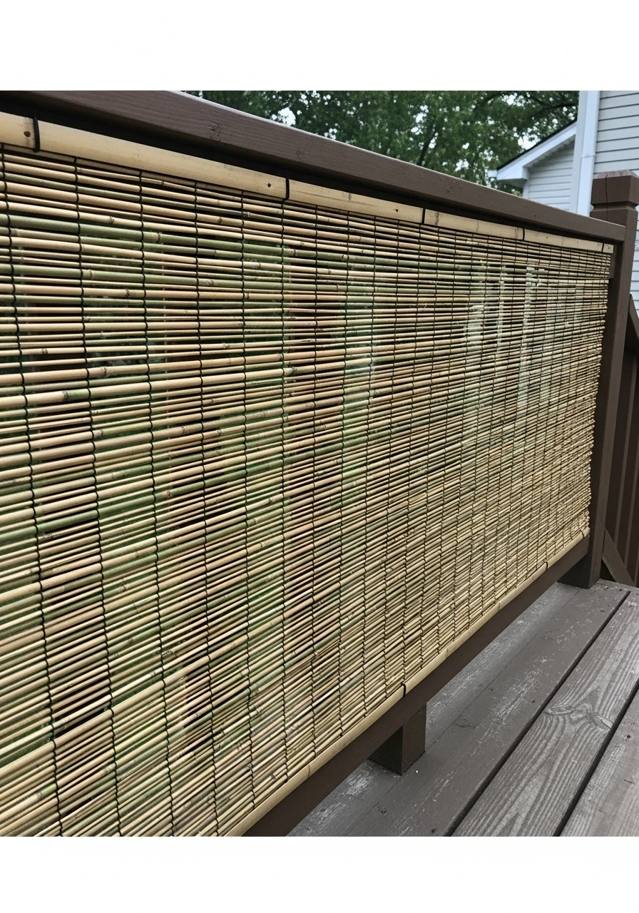 Natural Bamboo Fence - 50 Genius Privacy Fence Ideas for a High-End Backyard Look