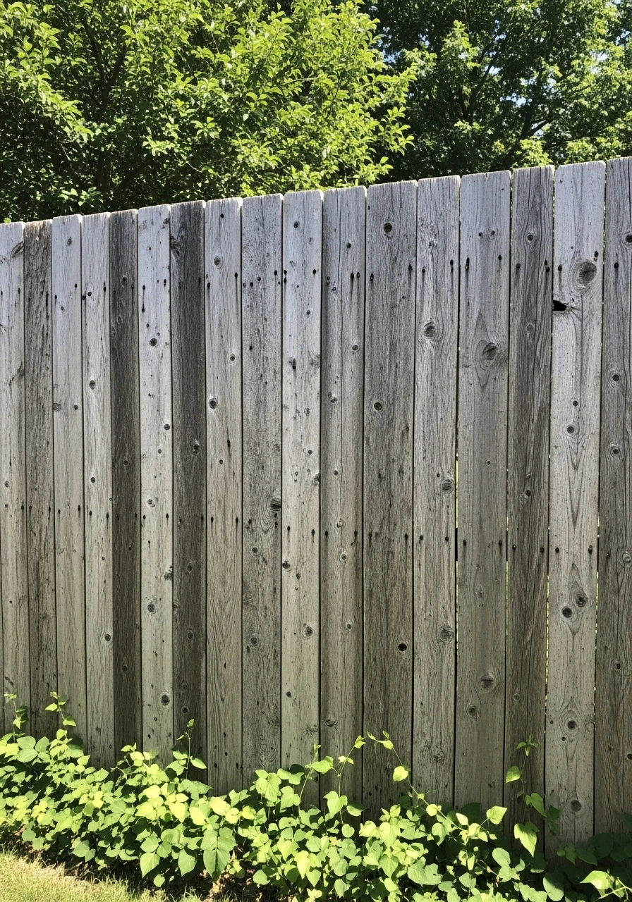 Rustic Reclaimed Wood Fence - 50 Genius Privacy Fence Ideas for a High-End Backyard Look