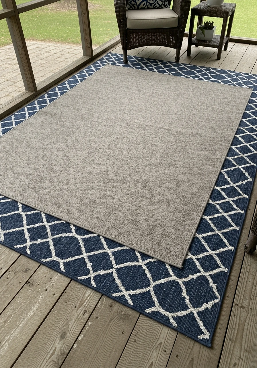 Layered Rugs for Depth - Screened In Porch Decorating Ideas: 50 Ways To Make It Perfect
