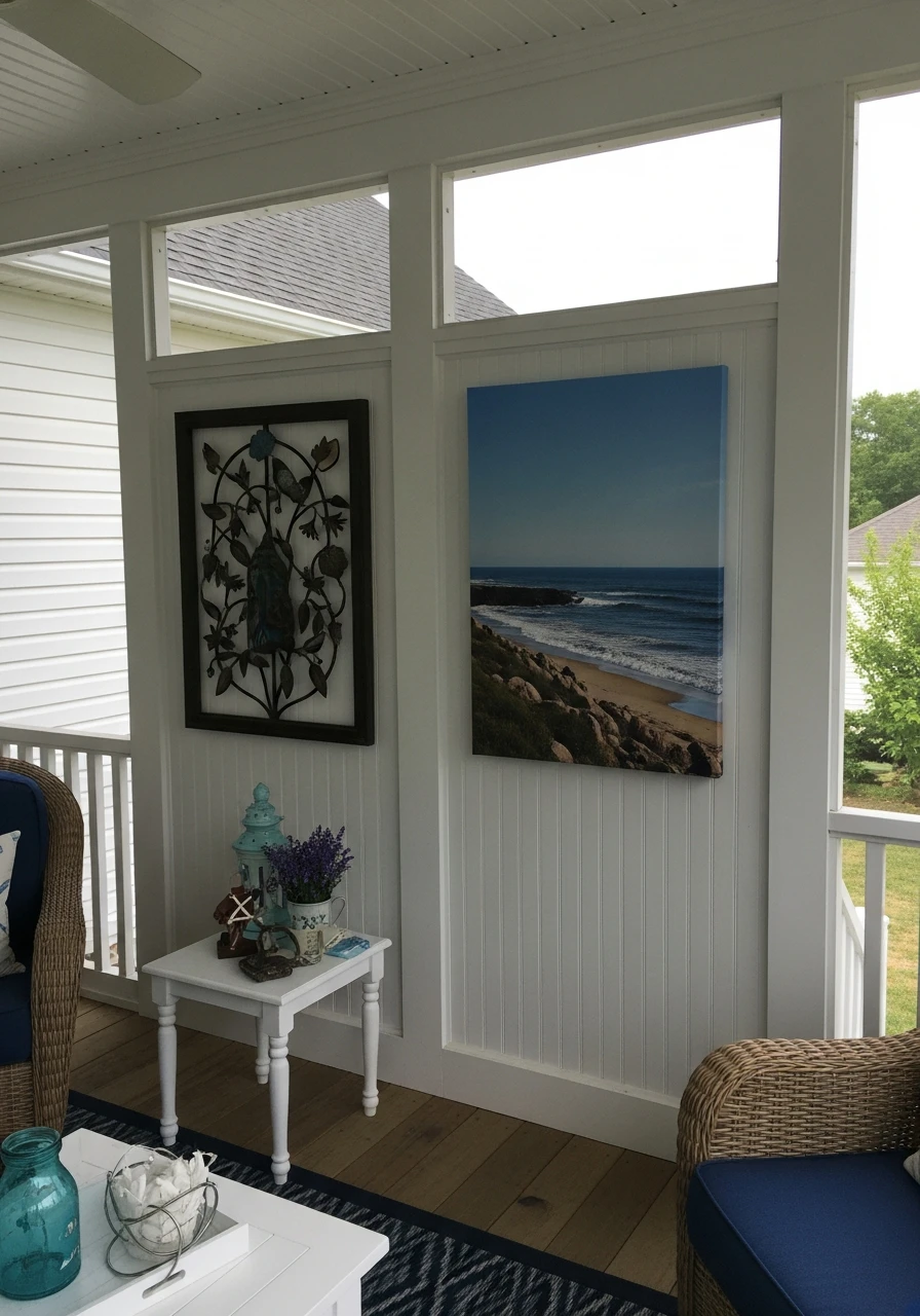 Outdoor Wall Art - Screened In Porch Decorating Ideas: 50 Ways To Make It Perfect